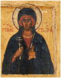Анастасия на иконе Одигитрия с изб свв Русский Музей